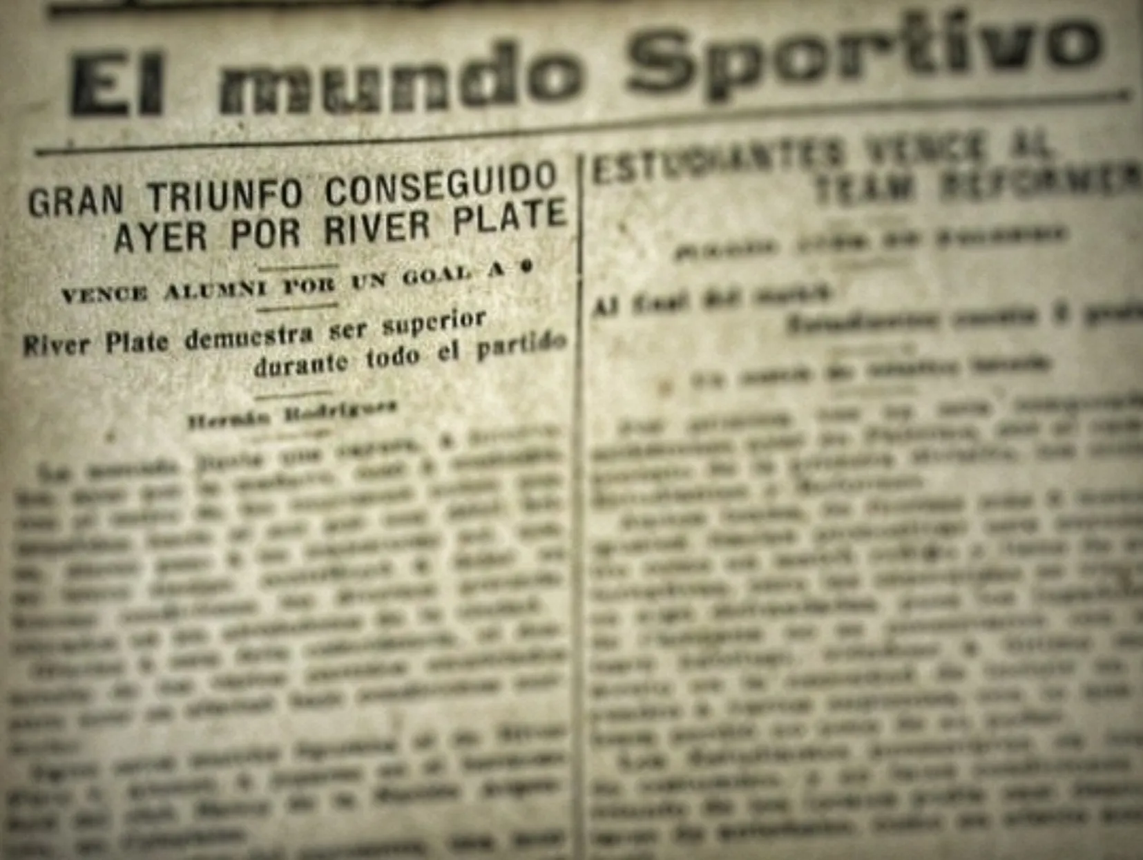 Partido River - Argentino de Quilmes Campeonato de Primera División