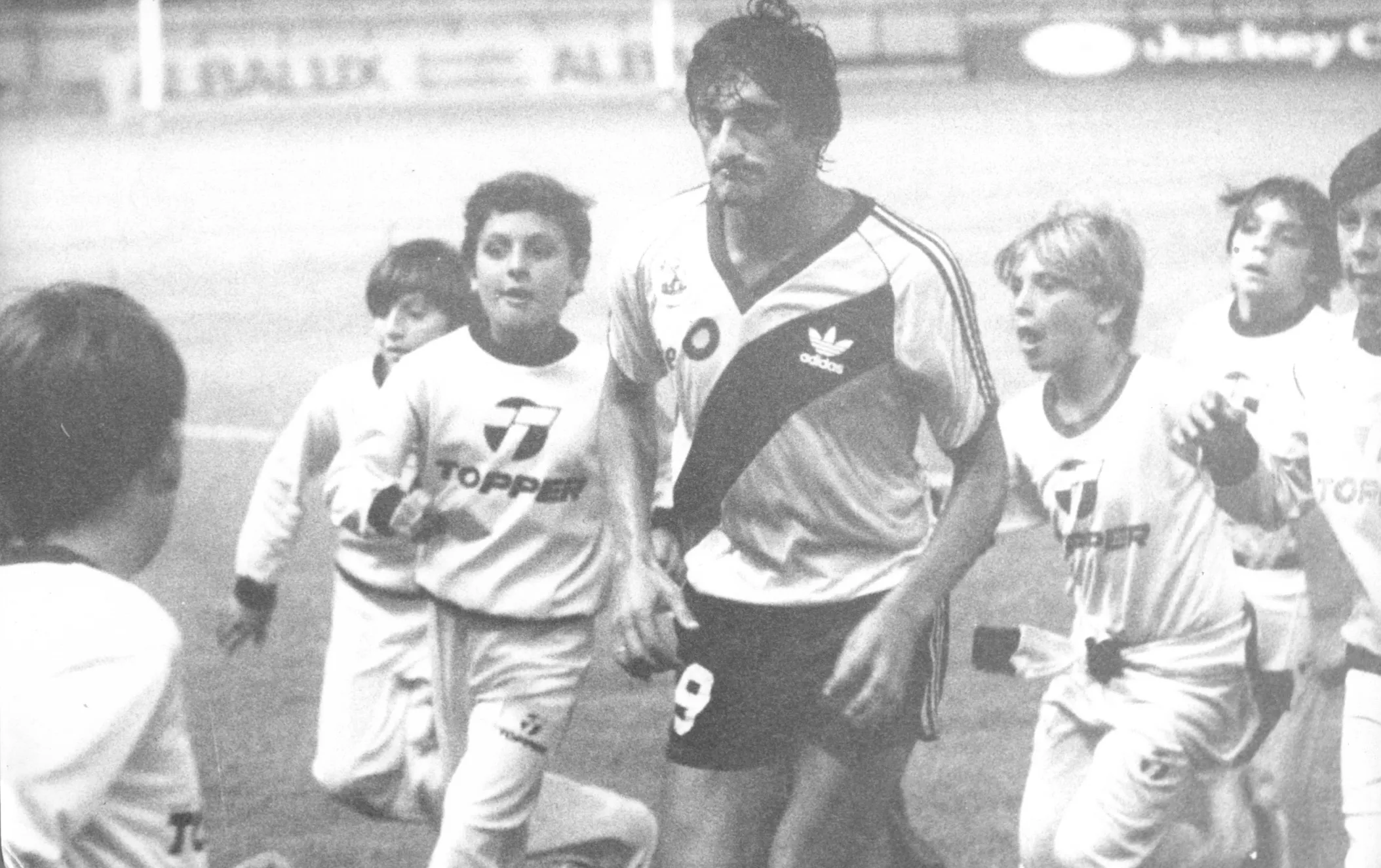 Partido amistoso River - Polonia (1986)